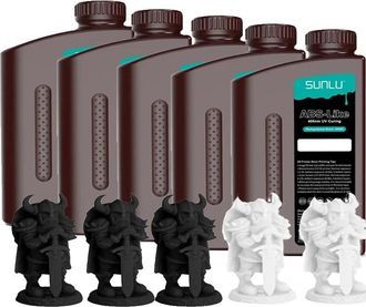 OEM Resina Para Impresi&oacute;n 3d, Lavable Con Agua, Curado Uv R&aacute;pido, Similar Al Abs 3bk 2wt