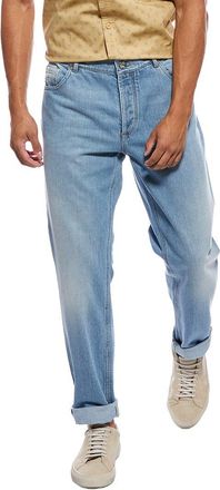 Brunello Cucinelli Straight Light Wash Jean