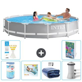 Intex Piscina Prism Frame Redonda - 366x76 Cm - 7-piezas S173