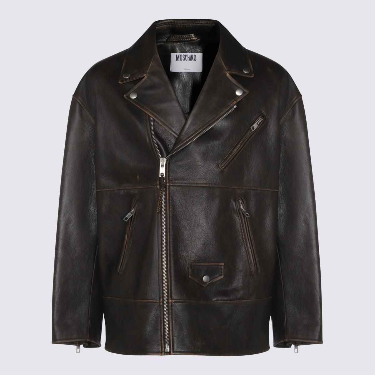 Moschino: Brown Jackets now up to −85% | Stylight
