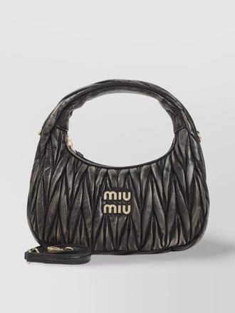 Miu Miu wander quilted leather shoulder bag