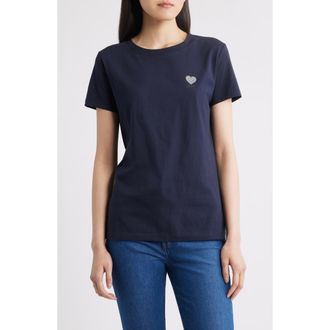 Boss Orange by Hugo Boss Crystal Cotton T-Shirt in Dk Bu at Nordstrom Rack, Size X-Small