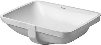 Duravit Duravit - Starck 3 Lavabo Empotrado Con Rebosadero Sin Orificio Para Grifer&iacute;a B 490x365mm Sin Orificio Para Grifer&iacute;a Blanco