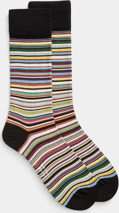 Paul Smith Mens Pinstripe dress socks