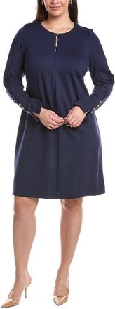 Tahari by ASL Tahari Asl Plus Solid Midi Dress