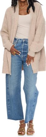 Velvet Heart Landon Wrap Sweater In Beige