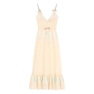Valentino Maxi Dress - female - Valentino - Maxi Dresses - Yellow - S - Dresses