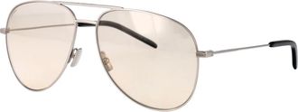 Saint Laurent Classic 11 Zonnebrillen - unisex - Zonnebrillen - Grijs - 59 MM - Nylon - Accessoires