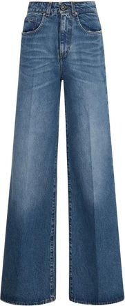 John Richmond Wide Jeans - Dames - Loose Fit Jeans - Blauw - W27 - Jeans