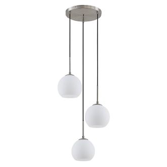 Lindby Lindby L&aacute;mpara Colgante jurian En Blanco De Metal