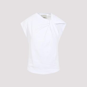Isabel Marant White Asymmetric T-Shirt