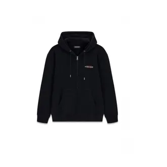 Guess Hoodies & sweatvesten, Heren, Zwart, S, Katoen, Zip-through Hoodie