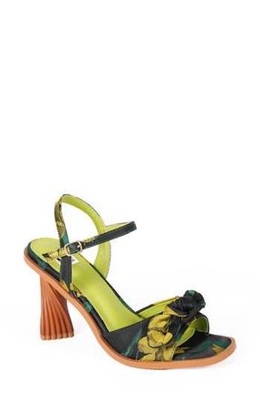 Ninety Union Nora Bow Ankle Strap Sandal in Green Multi at Nordstrom Rack, Size 12
