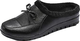 Generic fur-lined boots Snow Boots Women Fashion Warm Fur Lined Side Zipper Ankle Comfortable Non Slip Waterproof Heel Ankle Booties Side Zip Winter Shoes win