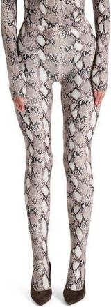 Naked Wardrobe Print Toe Leggings in Snakeskin at Nordstrom Rack, Size X-Small