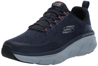 Skechers Mens Dlux Walker 2.0 Steadyway Sneaker, Blue, 5.5 UK