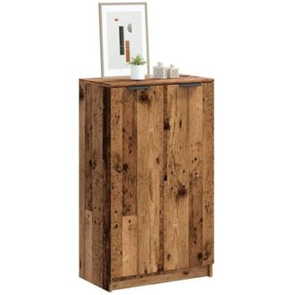 vidaXL Scarpiera Legno Antico 59x35x100,5 cm in Truciolato Vidaxl