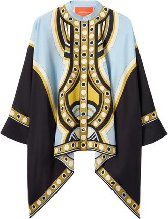La DoubleJ Sanctuary Plac&eacute;e Silk Shirt