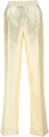 Maison Margiela Cream Wide Leg pant