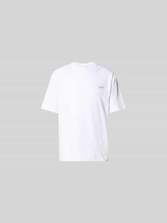 Closed Closed Regular Fit T-Shirt aus reiner Baumwolle in Weiss, Gr&ouml;&szlig;e L