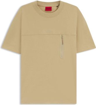 HUGO BOSS T-shirt with decorative reflective details