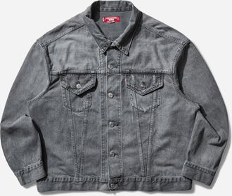 Junya Watanabe Men s Levis Selvedge Denim Trucker Jacket Grey
