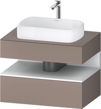 Duravit Duravit - Qatego Meuble Sous-lavabo Avec Console, 1 Tiroir, 1