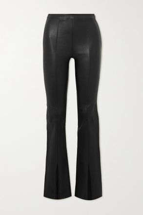 SPRWMN Pantaloni Svasati In Pelle - Nero