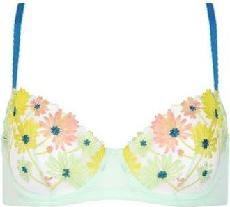 Huit Dance des fleurs Underwire Bra in Mint at Nordstrom, Size 36D