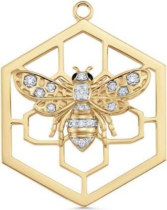 Sara Weinstock Queen Bee Diamond Charm in Yellow Gold at Nordstrom