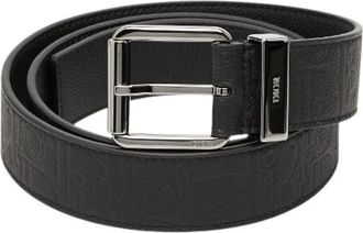 Dior Pre-owned Belts, male, Black, Size: ONE SIZE Pre-owned Gravity Leather Belt
