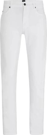 HUGO BOSS Jeans - Heren - Slim Fit Jeans - Wit - W36 L32 - Jeans