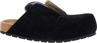 Balenciaga Mens Mule Dumbo Black Suede Calf Leather