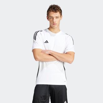 adidas Fussballtrikot ADIDAS PERFORMANCE TIRO 24 TRIKOT, Herren, Gr. XXL, schwarz-weiss (wei&szlig;, schwarz), Obermaterial: 100% Polyester, Rundhals, Trikots Fuss