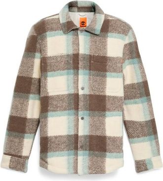 Timberland Wool Blend Shacket Freizeitjacke für Herren | beige