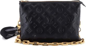 Louis Vuitton Coussin Bag Monogram Embossed Lambskin PM crossbody bag - Zwart