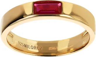 Autentica Baguette Stackable Band Ring