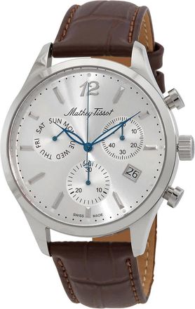 Mathey-Tissot Urban Chrono Chronograph Quartz Silver Dial Mens Watch H411CHALS