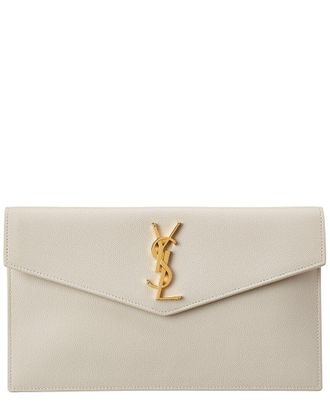 Saint Laurent Uptown Leather Pouch