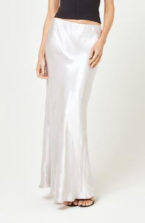 L*Space Sweet As Honey Cover-Up Skirt in Silver at Nordstrom Rack, Size X-Large