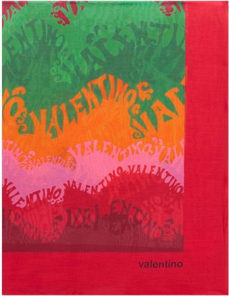 Valentino Garavani Cotton And Silk Scarf