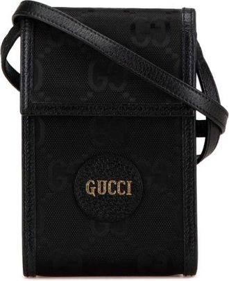 Gucci 2016-2024 Off The Grid mini GG Nylon crossbodytas - Zwart