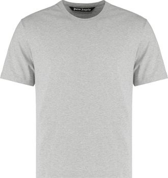 Palm Angels Mens Set Of Three Cotton Crew Neck T-Shirts Grey And Polos