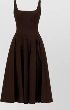 Staud fitted midi dress