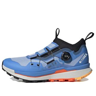 adidas Terrex Agravic Pro Trail Running Shoes Blue Dawn Impact Orange HR1079