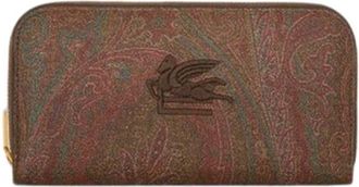 Etro Etro, Wallets & Cardholders, female, Brown, Size: ONE SIZE Leather Wallets and Cardholders