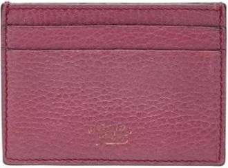 Gucci Pre-owned Wallets, female, Pink, Size: ONE SIZE Pre-owned Leather Wallet