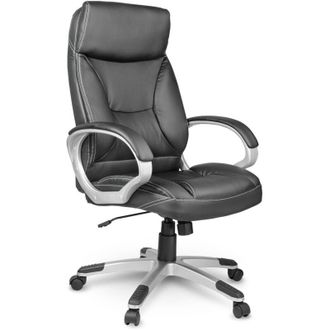OEM Sill&oacute;n De Oficina De Cuero Sofotel Eg-223 Negro