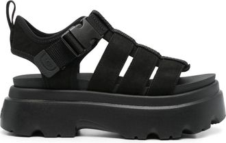 UGG Cora leather sandals - women - Leather - 10 - Black