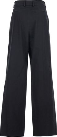 Pantaloni Torino Womens Trousers Frankie Black Cotton